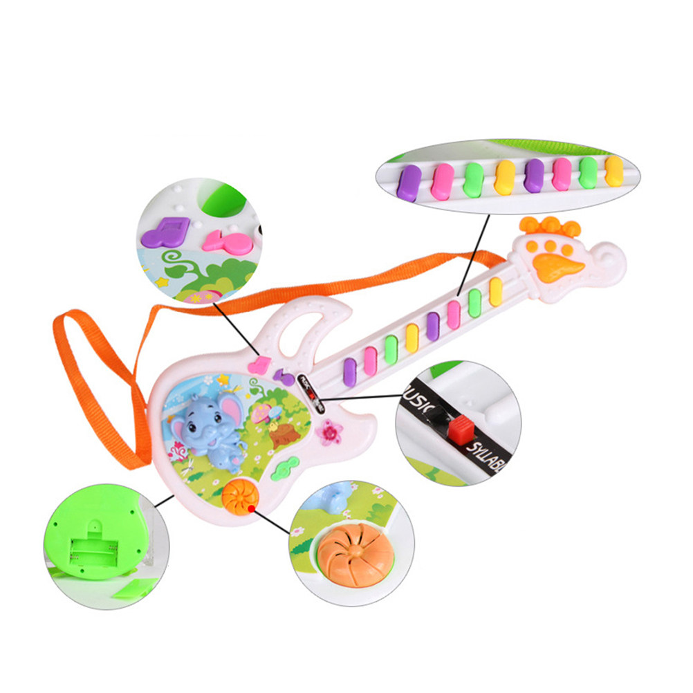 8 Keys Cartoon Electronic Guit - Kids Education Rhymes review and price