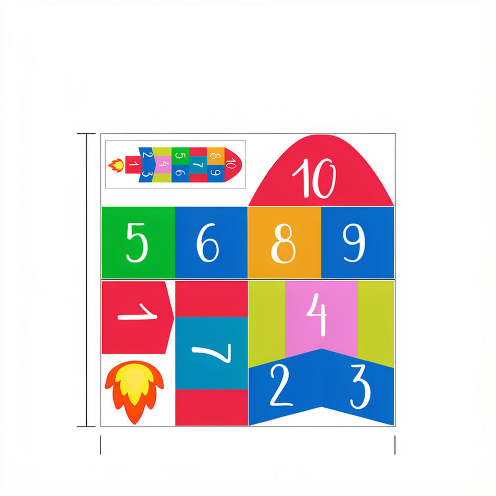 Educational Rocket Hopscotch W - Kids Education Number review and price